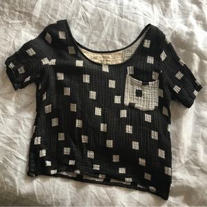 Ace & Jig Pier Picket Tee Black Check